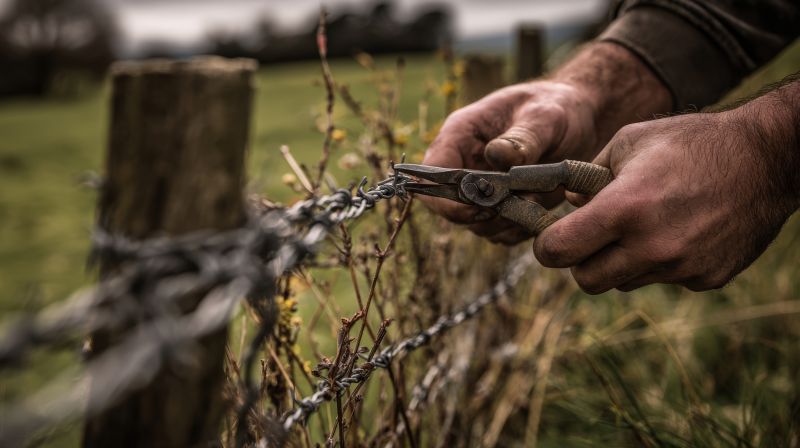 Fence Work in Spring